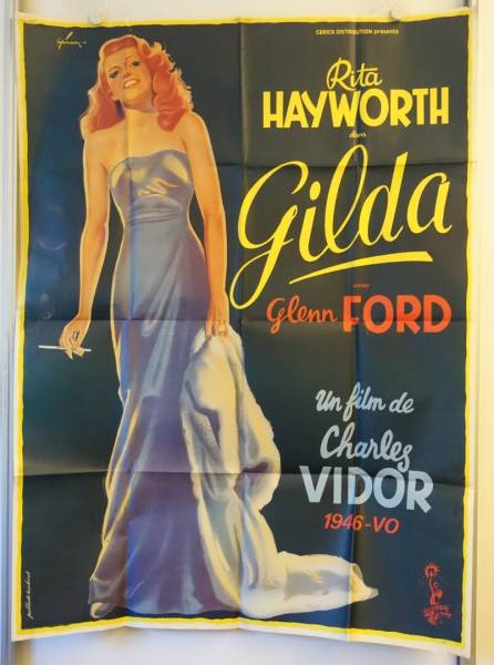 Gilda re-release large french movie poster